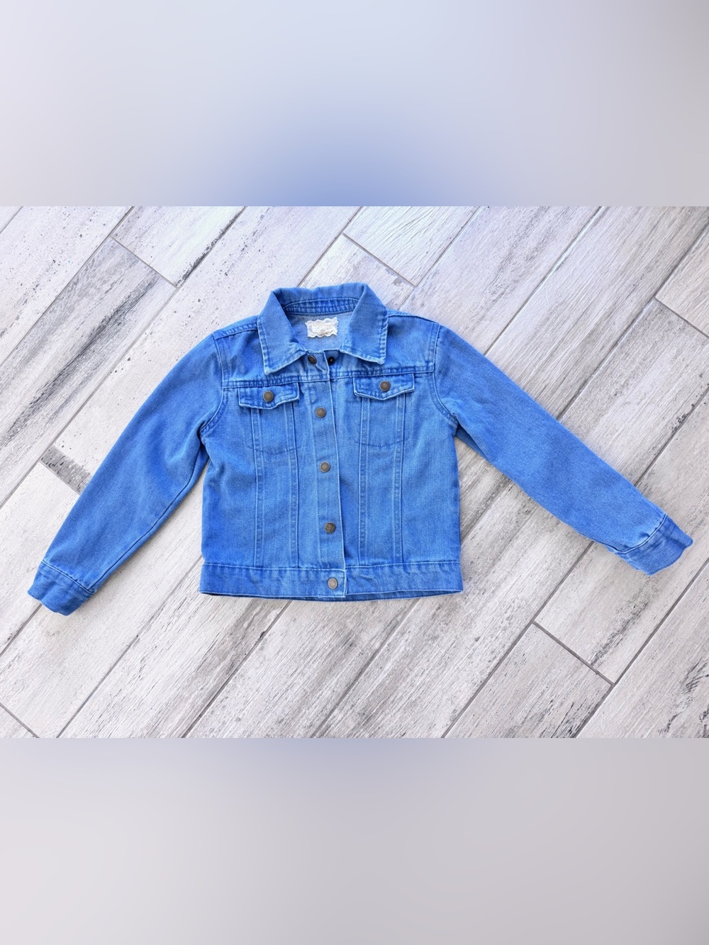 BETWEEN Girls Blue Denim Jacket - size 8